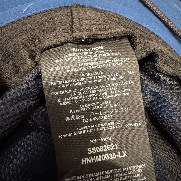Hurley Hat Cap Pack‎ Up Boonie Hat Quick Dry Drawstring Sun Cap Surf Skate - Picture 6 of 8